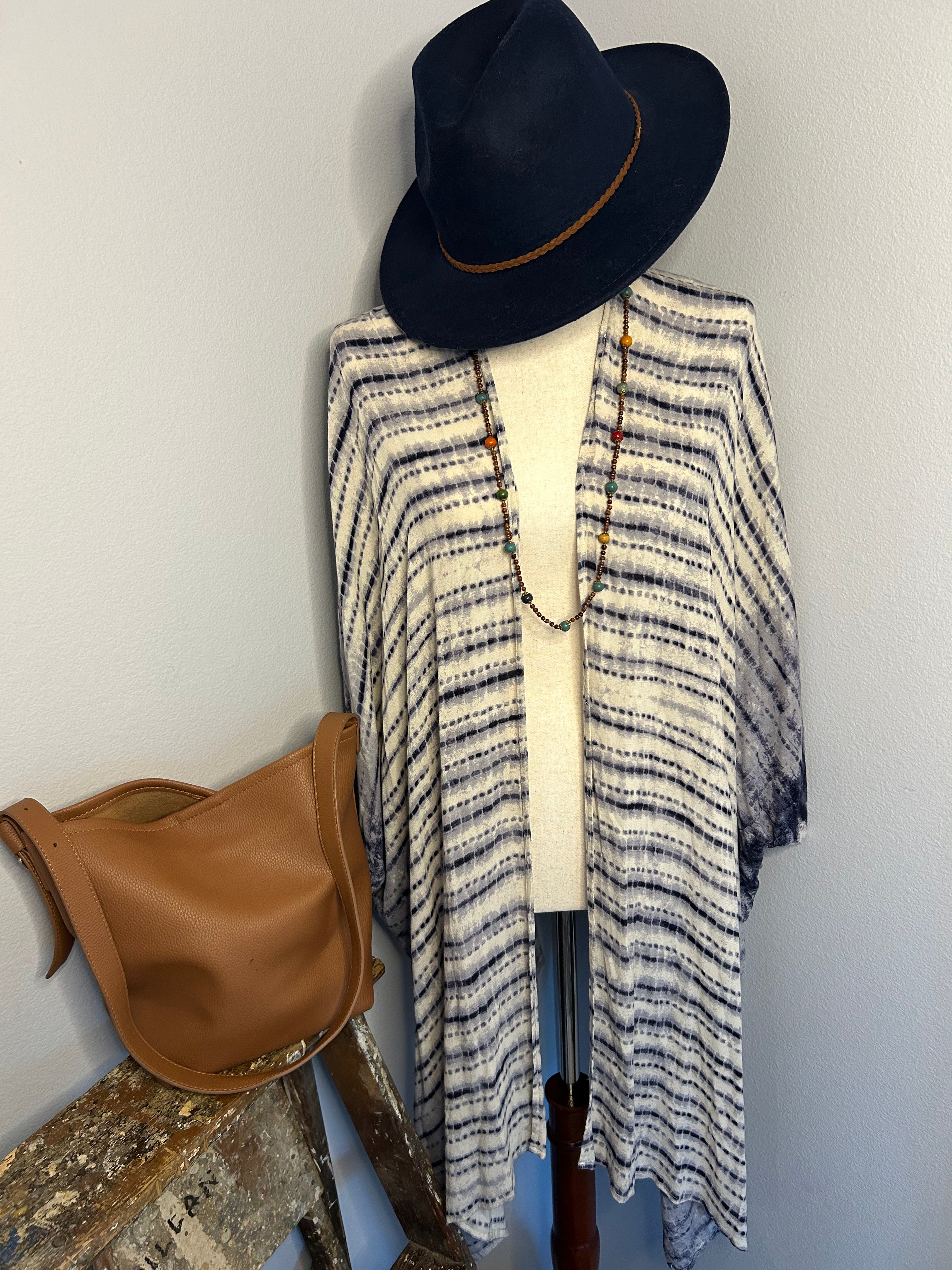 Washed Indigo Shibori Bundle