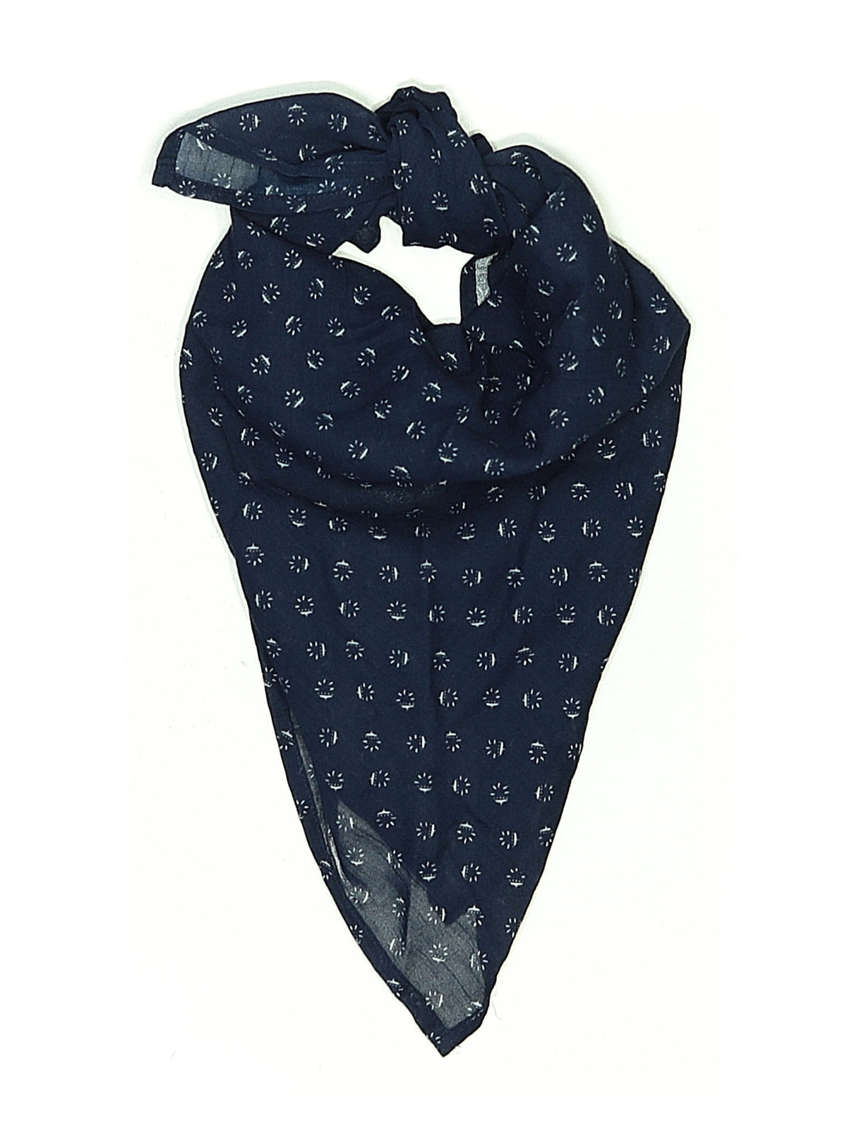 The Washed Indigo Sunburst Lightweight Scarf