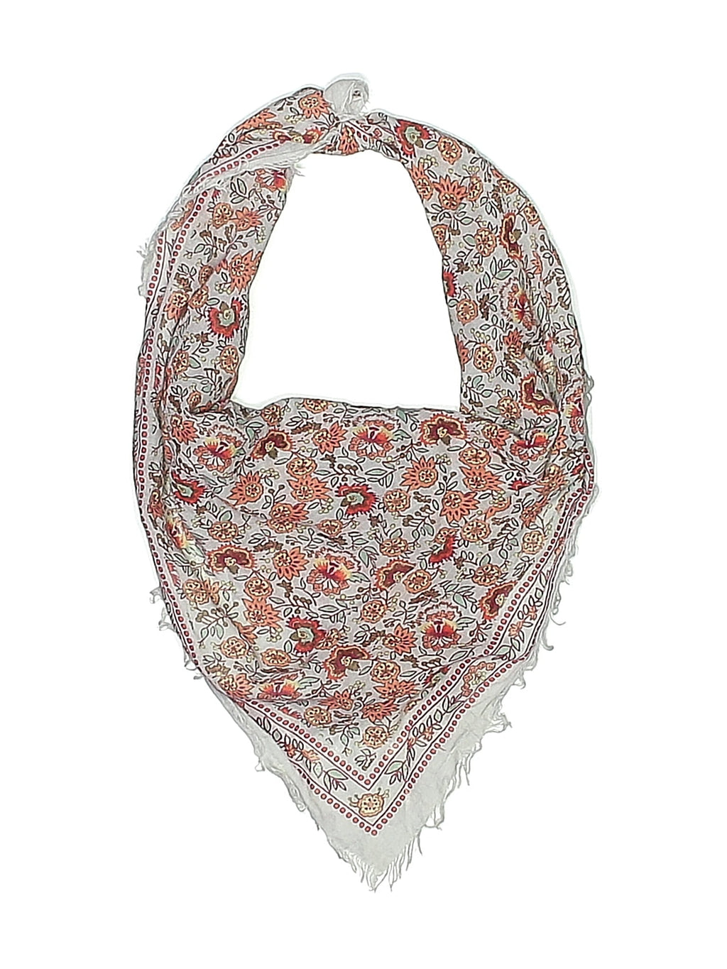 The Painted Desert Floral Soft Fringed Bandana