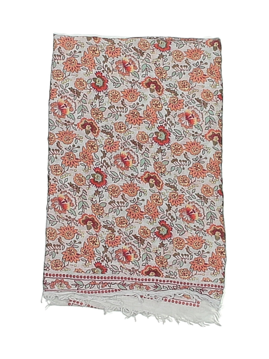 The Painted Desert Floral Soft Fringed Bandana