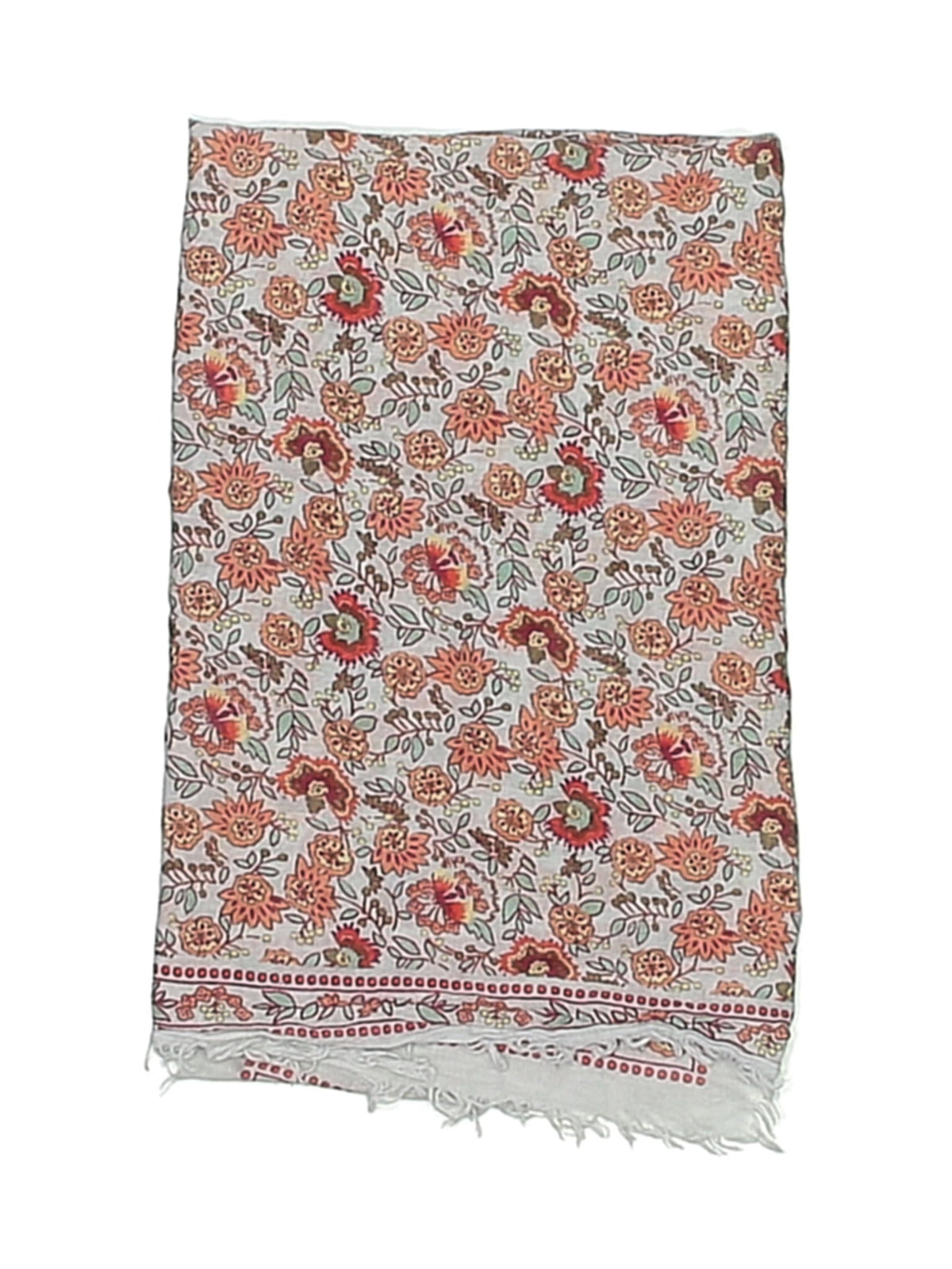 The Painted Desert Floral Soft Fringed Bandana