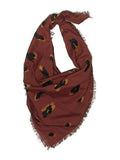 The Wild Canyon Leopard Fringed Scarf