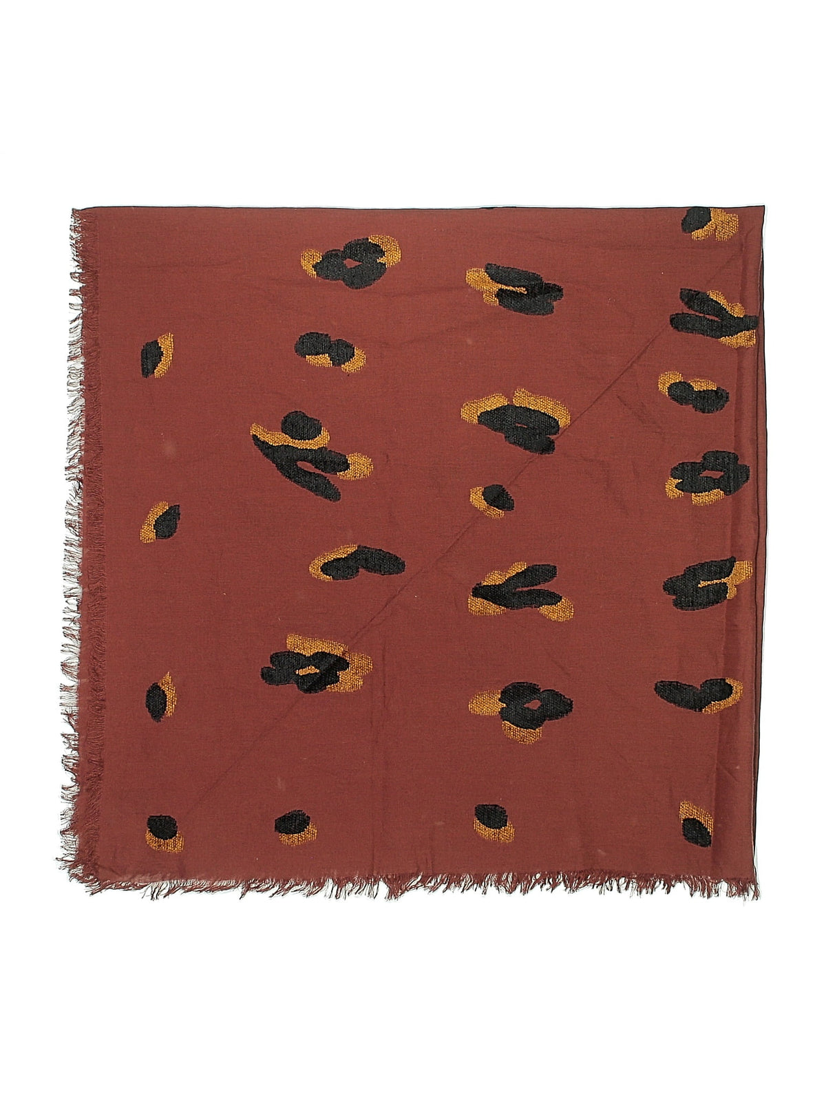 The Wild Canyon Leopard Fringed Scarf